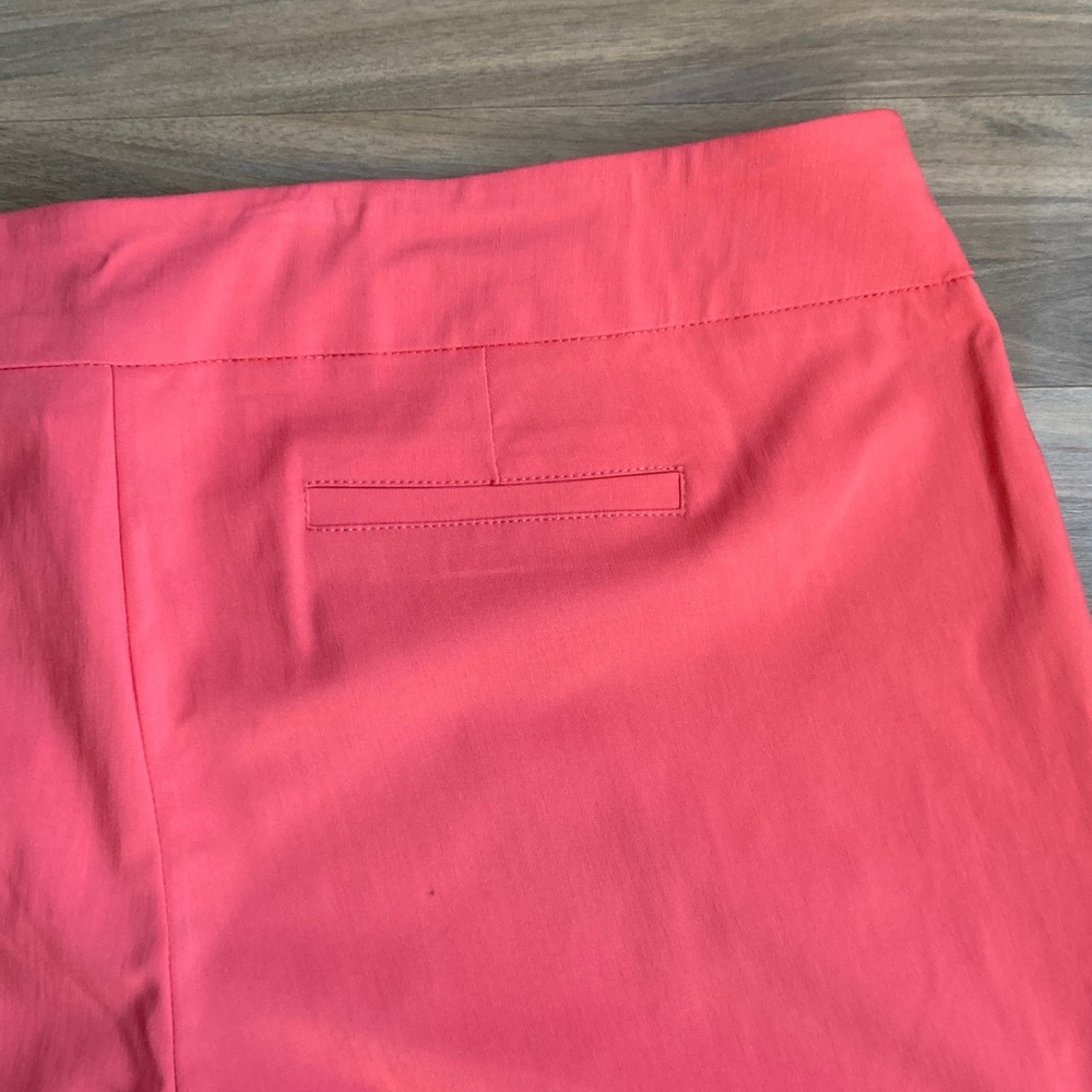 Zac & Rachel Mid-Rise Wide Crop Pant with stretch sugar coral 24W - Picture 17 of 17